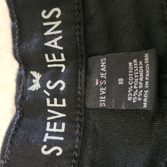 STEVE’S JEANS | Boys/Girls Stretch Denim Skinny Fit Jeans Alec Black Size 10 - Picture 9 of 12